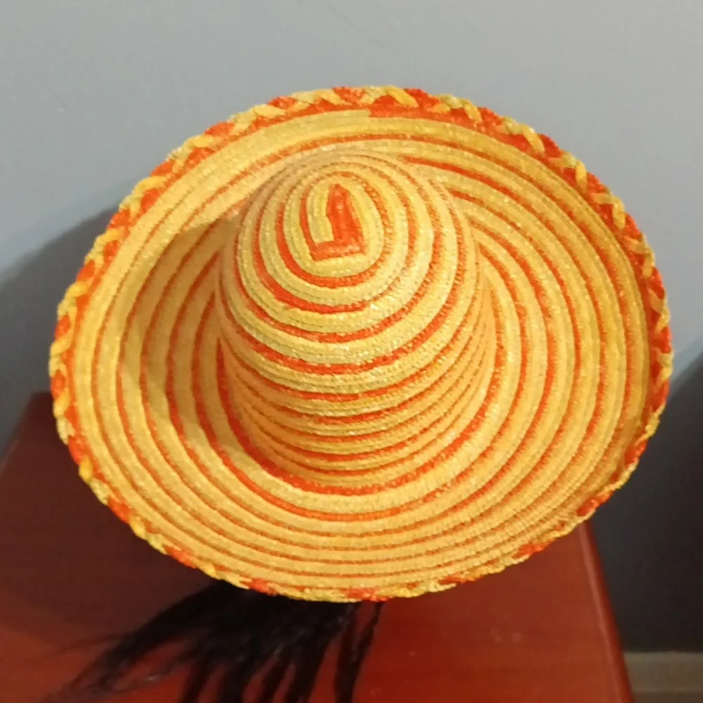 Street smart by Betmar women's orange green and tan summer hat 🌞⛱️